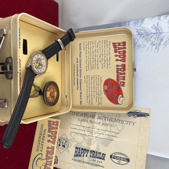 Vintage Roy Rogers and Dale Evans Cowboy Watch NIB main image 6